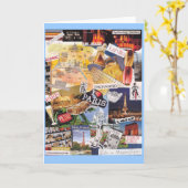 Carte pour notes de collage de Paris (Fleur jaune)