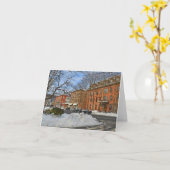 Carte pour notes de Collinsville le Connecticut (Fleur jaune)