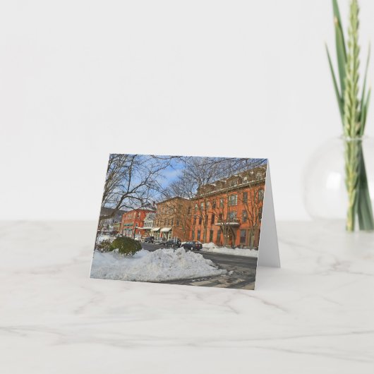 Carte pour notes de Collinsville le Connecticut (Devant)