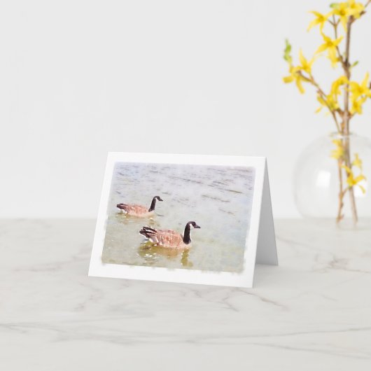 Carte pour notes de conception de l'aquarelle des  (Fleur jaune)