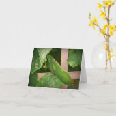 Carte pour notes de concombre (Fleur jaune)