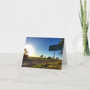 carte pour notes de coucher de soleil sur la ligne