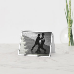 Carte pour notes de couples de danse