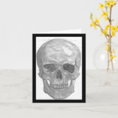 Carte pour notes de crâne (Fleur jaune)