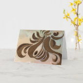 Carte pour notes de critère de homard (Fleur jaune)