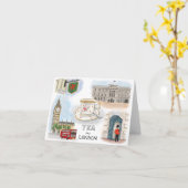 Carte pour notes de croquis de voyage : Thé à (Fleur jaune)