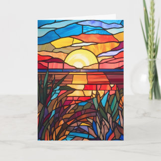 Carte pour notes de design en verre tendu coucher 