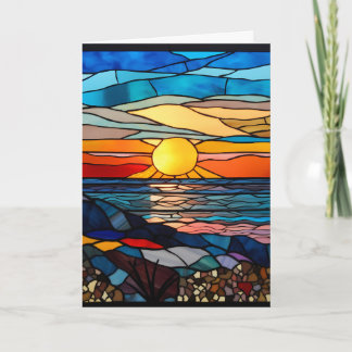 Carte pour notes de design en verre tendu coucher 