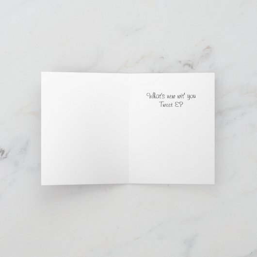 Carte pour notes d'E. Doodle de bip (Intérieur)