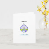 Carte pour notes d'E. Doodle de bip (Fleur jaune)