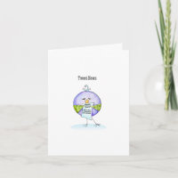 Carte pour notes d'E. Doodle de bip