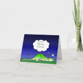 Carte pour notes de dragon endormi (Devant)