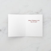 Carte pour notes de dragon et de renne (Intérieur)