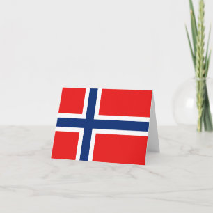 Carte pour notes de drapeau de la Norvège
