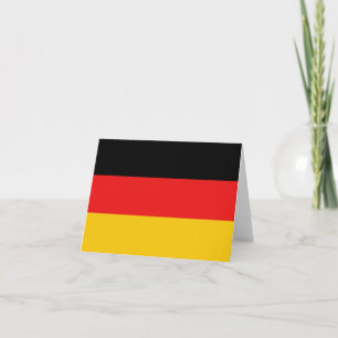 Carte pour notes de drapeau de l'Allemagne