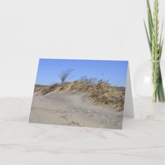 Carte pour notes de dune de sable (Devant)