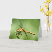 Carte pour notes de faucon de prairie (Fleur jaune)