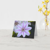 Carte pour notes de fleurs de passion (Fleur jaune)
