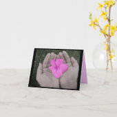 Carte pour notes de gentillesse (Fleur jaune)