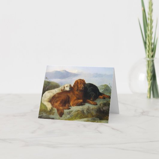 Carte pour notes de golden retriever, d'Irlandais (Devant)