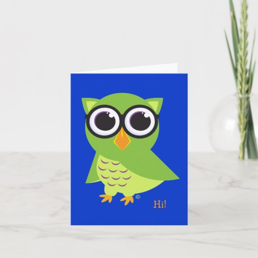 Carte pour notes de hibl (Devant)