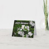 Carte pour notes de joyeux anniversaire comportant (Devant)