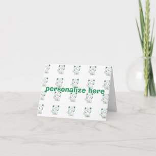 Carte pour notes de Kittenfrog