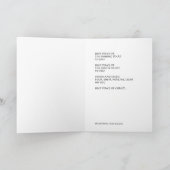 Carte pour notes de la bénédiction irlandaise de D (Intérieur)