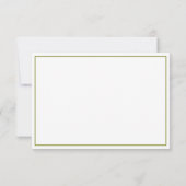 Carte pour notes de la Sympathie Dogwood Merci (Dos)