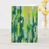 Carte pour notes de lampe de cactus (Fleur jaune)