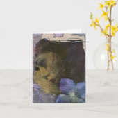 Carte pour notes de larmes de guérison (Fleur jaune)