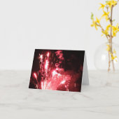 Carte pour notes "de l'éclat rouge de Rocket" (Fleur jaune)