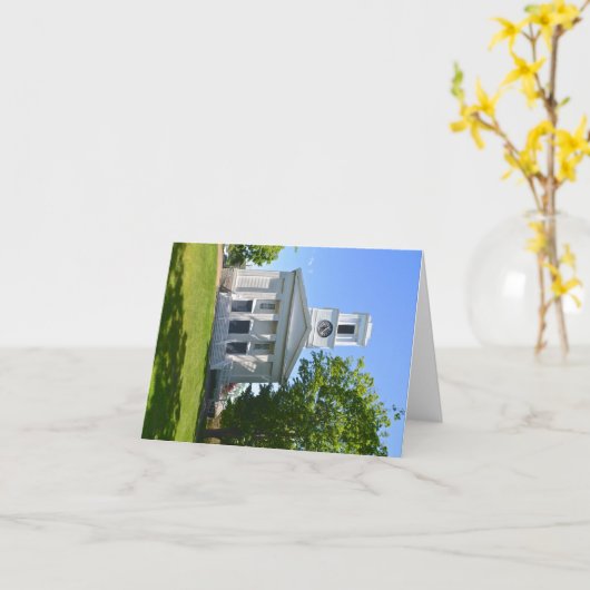 Carte pour notes de l'Église congrégationnelle (Fleur jaune)