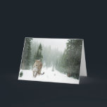 CARTE POUR NOTES de LÉOPARD plié de carte de note<br><div class="desc">CARTE POUR NOTES
LÉOPARD DANS LA NEIGE
LA CARTE DE NOËL OU CARDENT N'IMPORTE QUAND
PERSONNALISABLE, 
FACILE À AJOUTER LE TEXTE OU À LE PERSONNALISER SI VOUS AIMEZ</div>