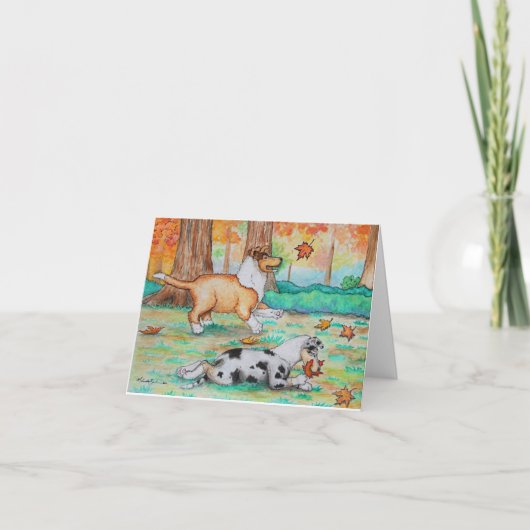 Carte pour notes de l'esprit 4x6 de chute (Devant)