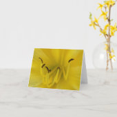 Carte pour notes de l'heure du printemps (Fleur jaune)