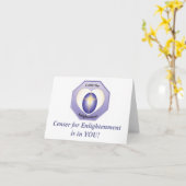 Carte pour notes de logo (Fleur jaune)