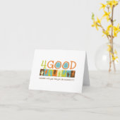 Carte pour notes de logo (Fleur jaune)