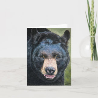 carte pour notes de l'ours noir