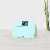 Carte pour notes de loutres de mer si mignons (Dos)