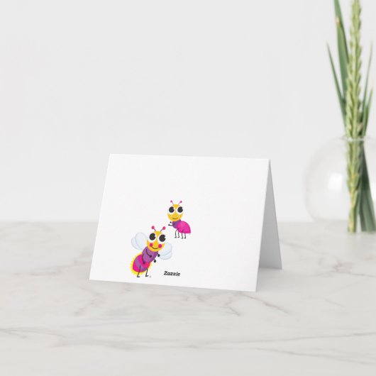 Carte pour notes de luciole (Dos)