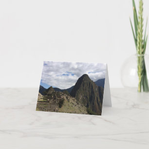 Carte pour notes de Machu Picchu