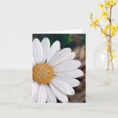 Carte pour notes de marguerite africaine (Fleur jaune)