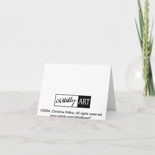 Carte pour notes de marguerite de Gerber (Dos)