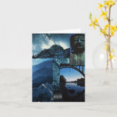 Carte pour notes de méditation 4 (Fleur jaune)