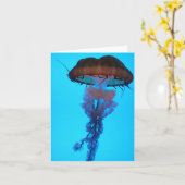 Carte pour notes de méduses (Fleur jaune)