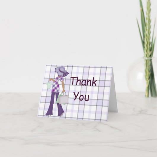 Carte pour notes de Merci (AA) (Devant)