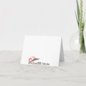 Carte pour notes de Merci de Baby shower (CA) (Dos)