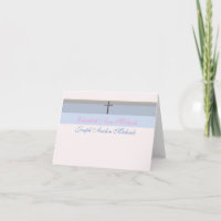 Carte pour notes de Merci de photo de bénédictions