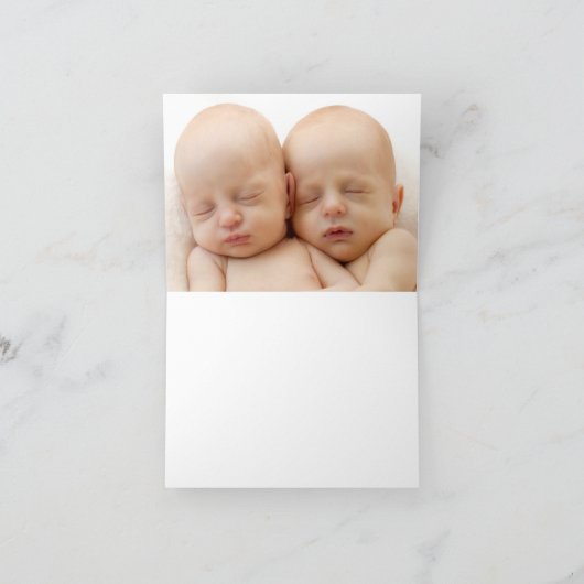 Carte pour notes de Merci de photo de bénédictions (Intérieur)